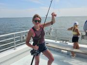 Crystal Dawn Head Boat Fishing and Evening Cruise, Flounder Time
